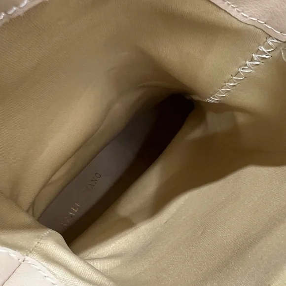 AZALEA WANG DILIGENT EMBELLISHED BASIC CHUNKY BOOTIE IN BONE 7.5 - Picture 10 of 16